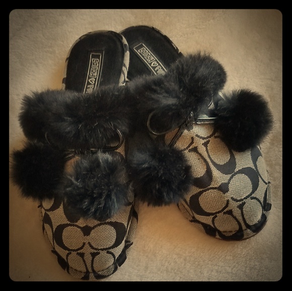 Coach Shoes - Coach Poppy Slippers Size 7